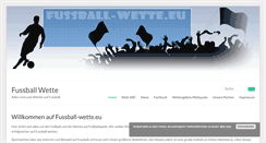 Desktop Screenshot of fussball-wette.eu